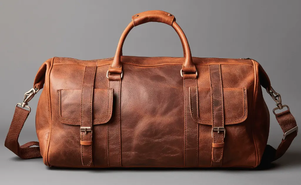 mens leather travel bags uk