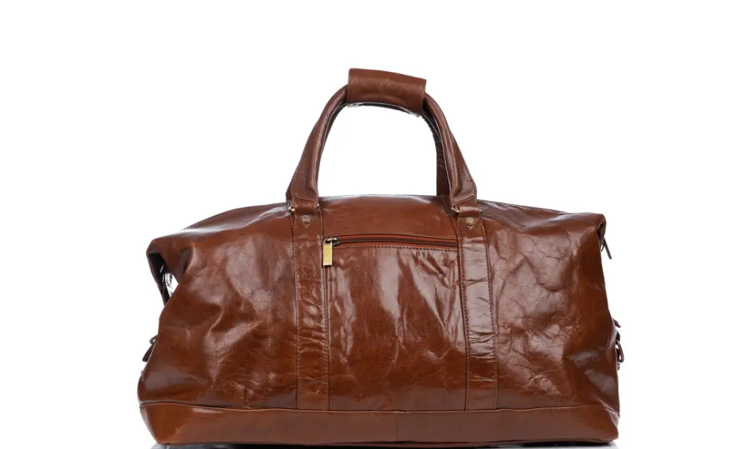 leather weekend bags for men UK